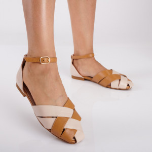 Sandale Dama Miruna Camel- Need 4 Shoes