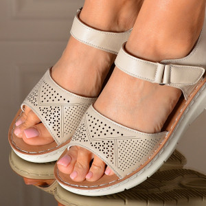 Sandale Dama Orina Bej- Need 4 Shoes