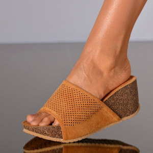Papuci dama Mirinda Camel- Need 4 Shoes