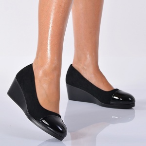 Pantofi Cu Platforma Kimora Negri - Need 4 Shoes