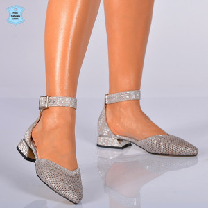 Sandale Dama Piele Naturala Nissa Bej- Need 4 Shoes
