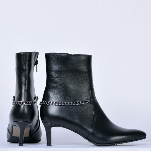 Botine Piele Naturala Seline Negre- Need 4 Shoes