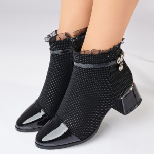 Botine Hazel Negre-Need 4 Shoes