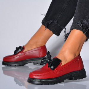 Pantofi Casual Dama Andrada Bordo- Need 4 Shoes