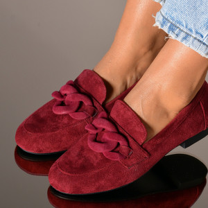 Pantofi Casual Dama Ilias Bordo- Need 4 Shoes