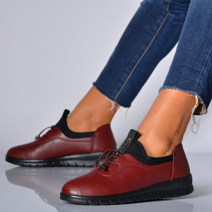 Pantofi Casual Dama Ponce Bordo- Need 4 Shoes
