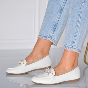 Pantofi Casual Dama Venus Albi- Need 4 Shoes