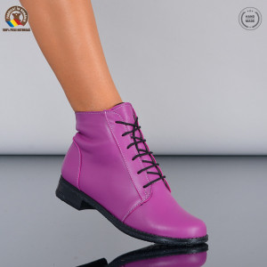 Ghete Dama Piele Naturala Aura Fuchsia- Need 4 Shoes