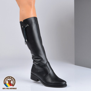Cizme Dama Piele Naturala Cristiana Negre-Need 4 Shoes