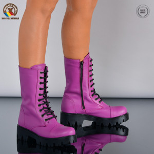 Cizme Dama Piele Naturala Maryn 2 Fuchsia- Need 4 Shoes