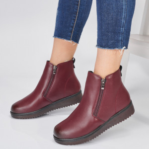 Ghete Dama Imblanite Aldy Bordo- Need 4 Shoes