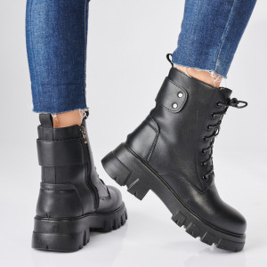 Ghete Dama Imblanite Amir Negre - Need 4 Shoes