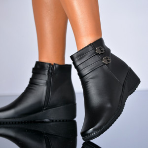 Ghete Dama imblanite Anca 5 Negre - Need 4 Shoes