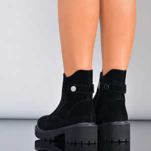 Ghete Dama Imblanite Doria 2 Negre-Need 4 Shoes