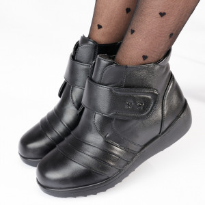 Ghete Dama Imblanite Hilda 7 Negre- Need 4 Shoes