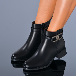 Ghete Dama Imblanite Loriana Negre - Need 4 Shoes