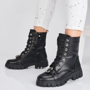 Ghete Dama Imblanite Ludres Negre-Need 4 Shoes