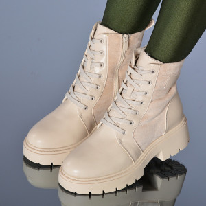 Ghete Dama Imblanite Meriel Bej- Need 4 Shoes