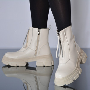 Ghete Dama Imblanite Roberta 2 Bej- Need 4 Shoes