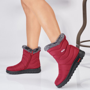 Cizme Dama Imblanite Alfy 9 Rosii- Need 4 Shoes