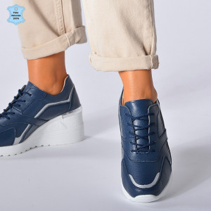 Adidasi Dama Piele Naturala Debby Navy- Need 4 Shoes