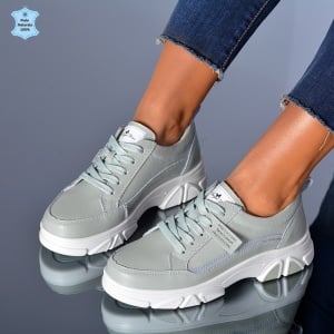 Adidasi Dama Piele Naturala Olivia Vernil- Need 4 Shoes