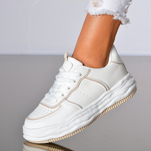 Adidasi Dama Karely Alb/Bej- Need 4 Shoes