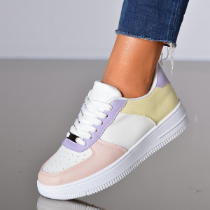 Adidasi Dama Loka Alb/Roz- Need 4 Shoes