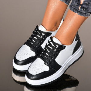 Adidasi Dama Sophy Alb/Negru- Need 4 Shoes