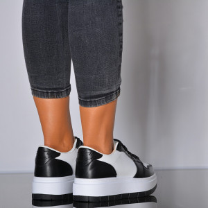 Adidasi Dama Sophy Alb/Negru- Need 4 Shoes