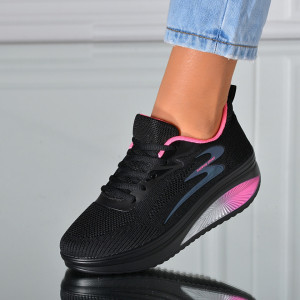 Adidasi Dama Zena 17 Negru/Roz- Need 4 Shoes