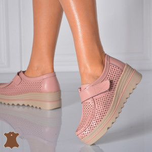 Pantofi Dama Piele Naturala Corso 6 Roz- Need 4 Shoes
