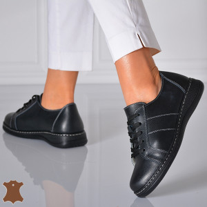 Pantofi Dama Piele Naturala Jesica Negri - Need 4 Shoes