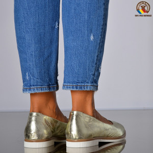 Pantofi Dama Piele Naturala Kenza Aurii- Need 4 Shoes