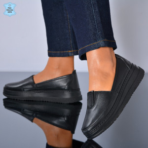 Pantofi Dama Piele Naturala Maira 2 Negri - Need 4 Shoes