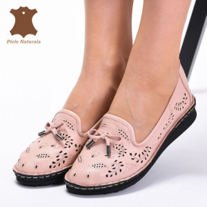 Pantofi Dama Piele Naturala Zigo Roz- Need 4 Shoes