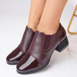 Pantofi Cu Toc Dama Aida Bordo - Need 4 Shoes