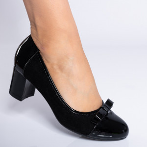Pantofi Cu Toc Dama Angelica 2 Negri- Need 4 Shoes