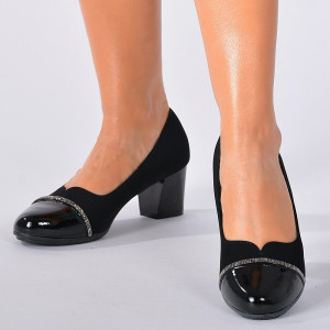 Pantofi Cu Toc Dama Any Negri