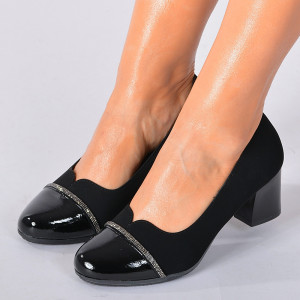 Pantofi Cu Toc Dama Any Negri