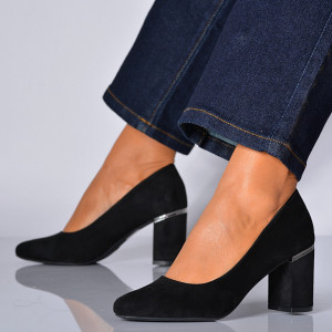 Pantofi Cu Toc Dama Fernanda 2 Negri- Need 4 Shoes