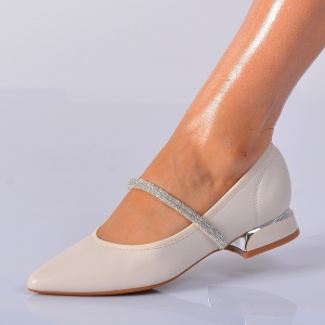 Pantofi Cu Toc Dama Flavy Bej- Need 4 Shoes