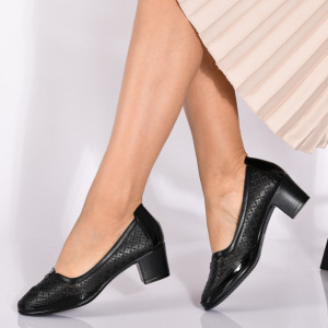 Pantofi Cu Toc Dama Nedia Negri- Need 4 Shoes