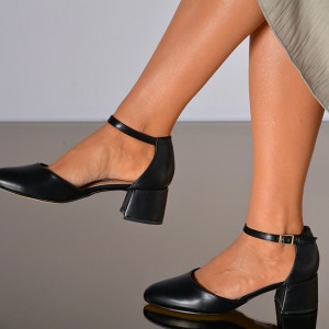 Pantofi Cu Toc Dama Nelya Negri - Need 4 Shoes