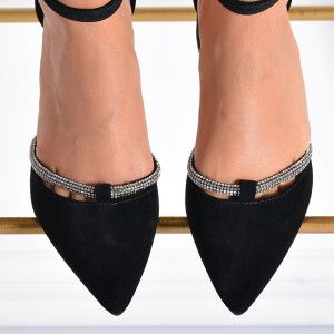 Pantofi Cu Toc Dama Rona Negri - Need 4 Shoes