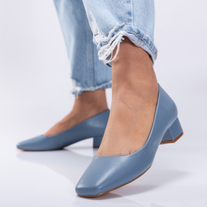 Pantofi Cu Toc Dama Savin Albastri- Need 4 Shoes