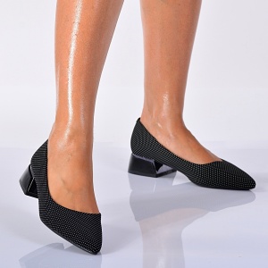 Pantofi Cu Toc Dama Stefania Negri- Need 4 Shoes