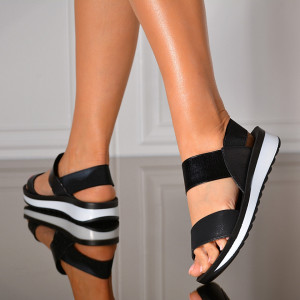 Sandale Dama Doja Negre - Need 4 Shoes