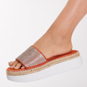 Papuci Dama Ianis Orange- Need 4 Shoes