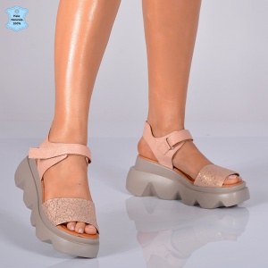 Sandale Piele Naturala Riva 2 Roz- Need 4 Shoes